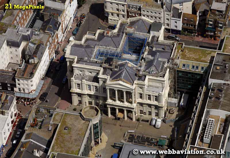 Brighton Town Hall Brighton East Sussex  aerial photograph 