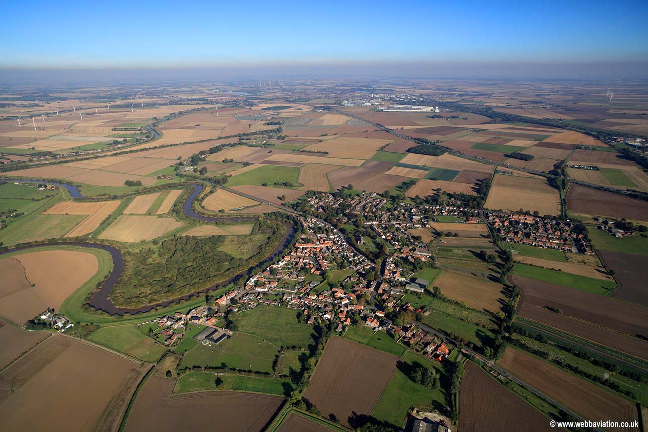 Rawcliffe Yorkshire  aerial photograph