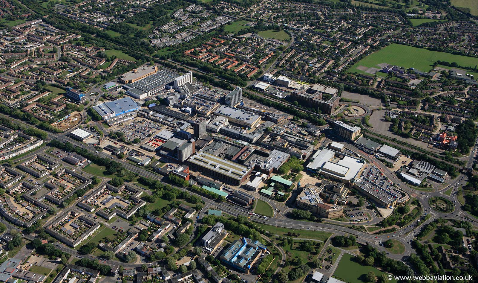 Basildon Essex from the air