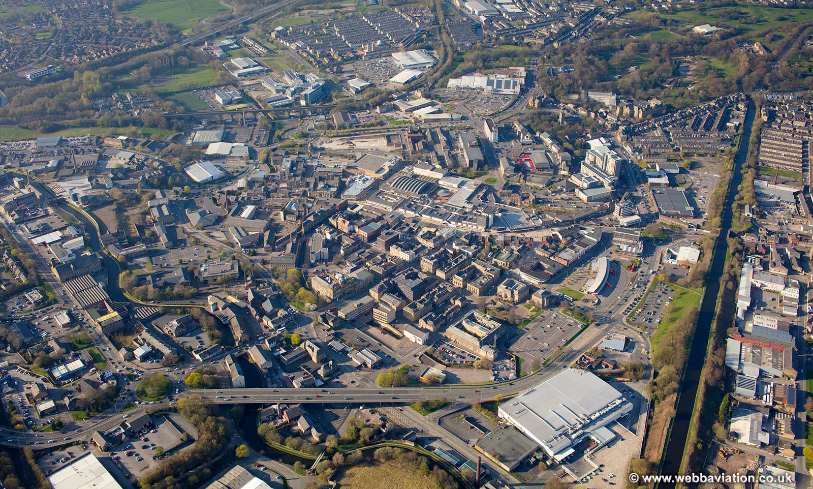 Burnley aerial photograph