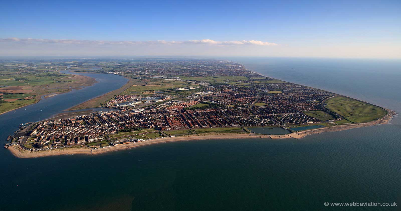  Fleetwood Lancashire from the air