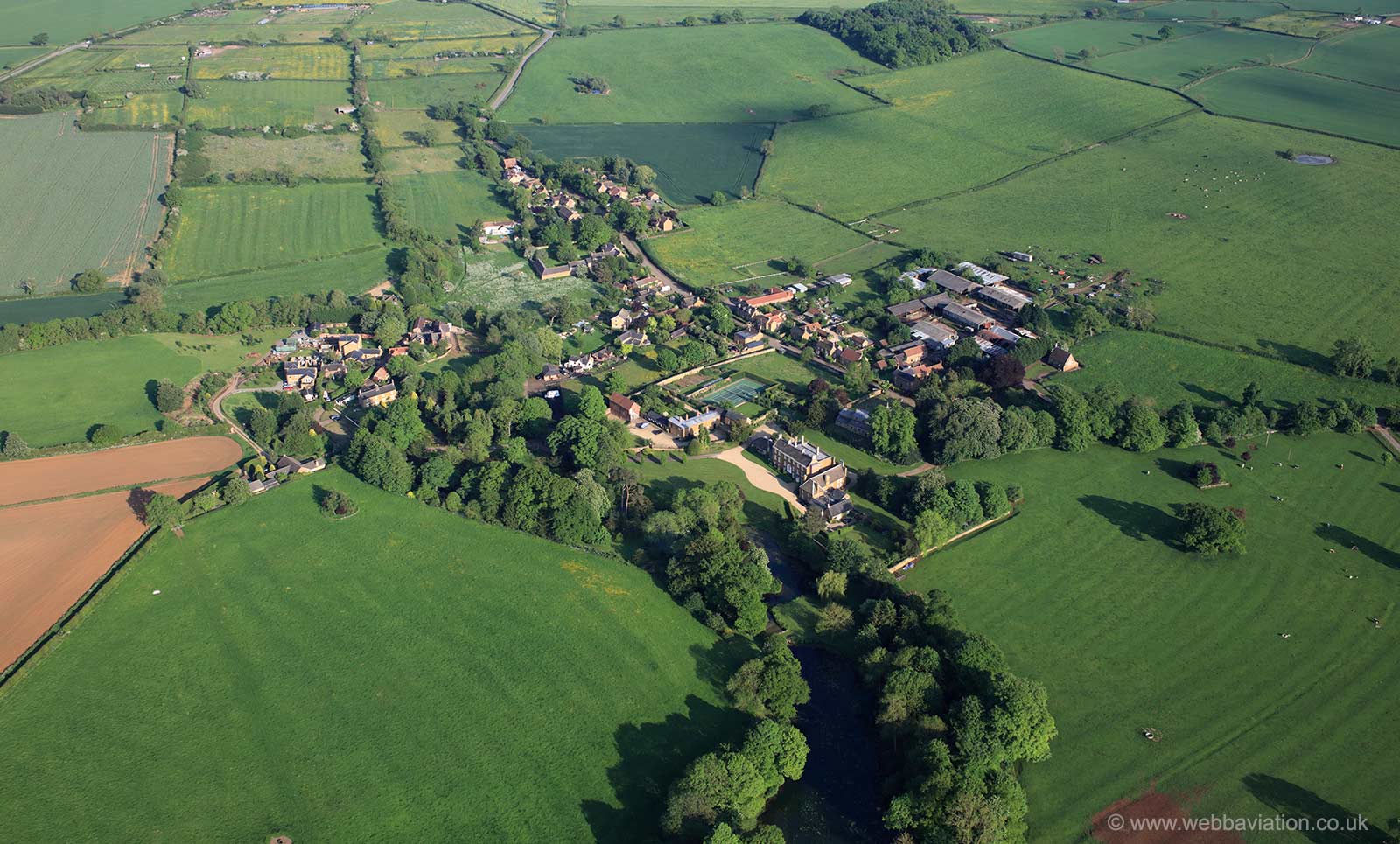 Goadby Marwood   from the air