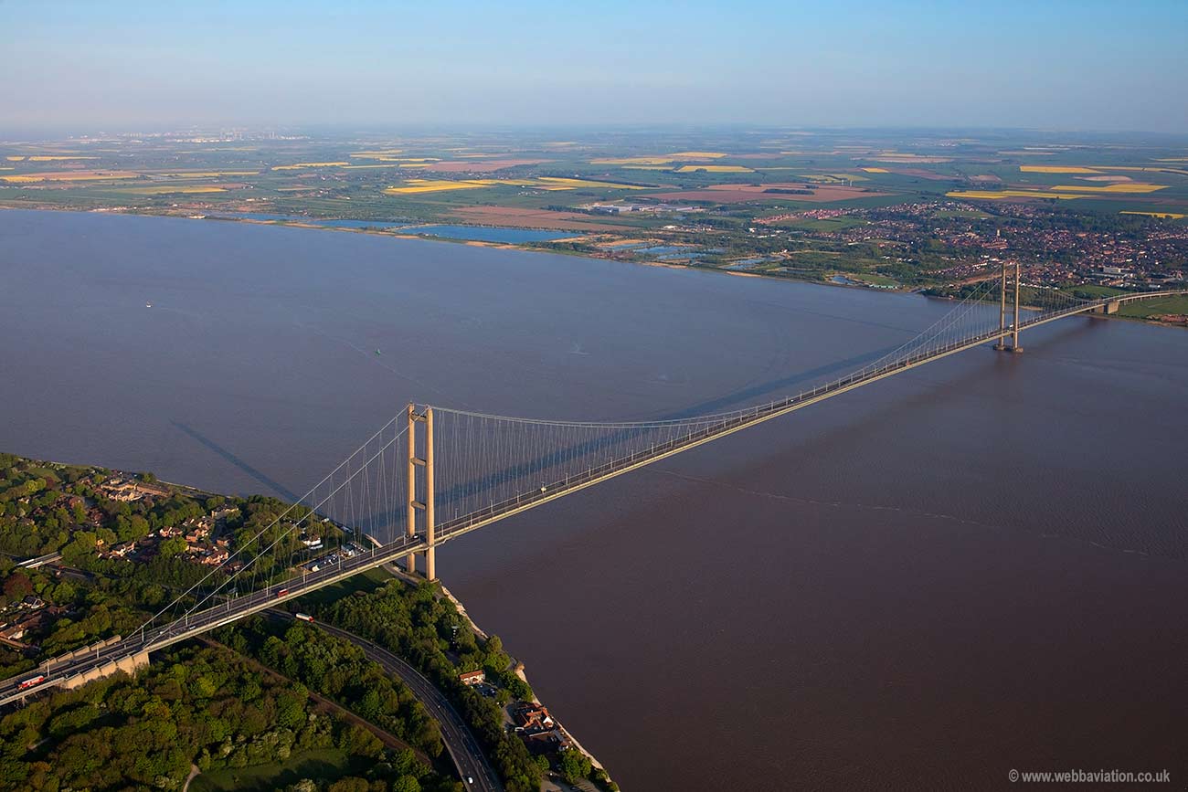 Humber Bridge aerial photograph