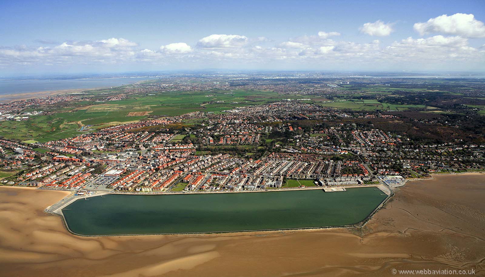 West Kirby from the air