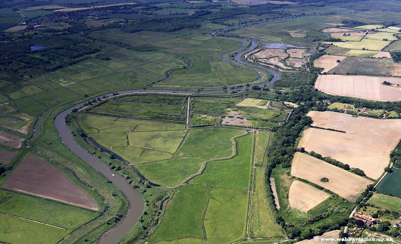 River Waveny aerial photo