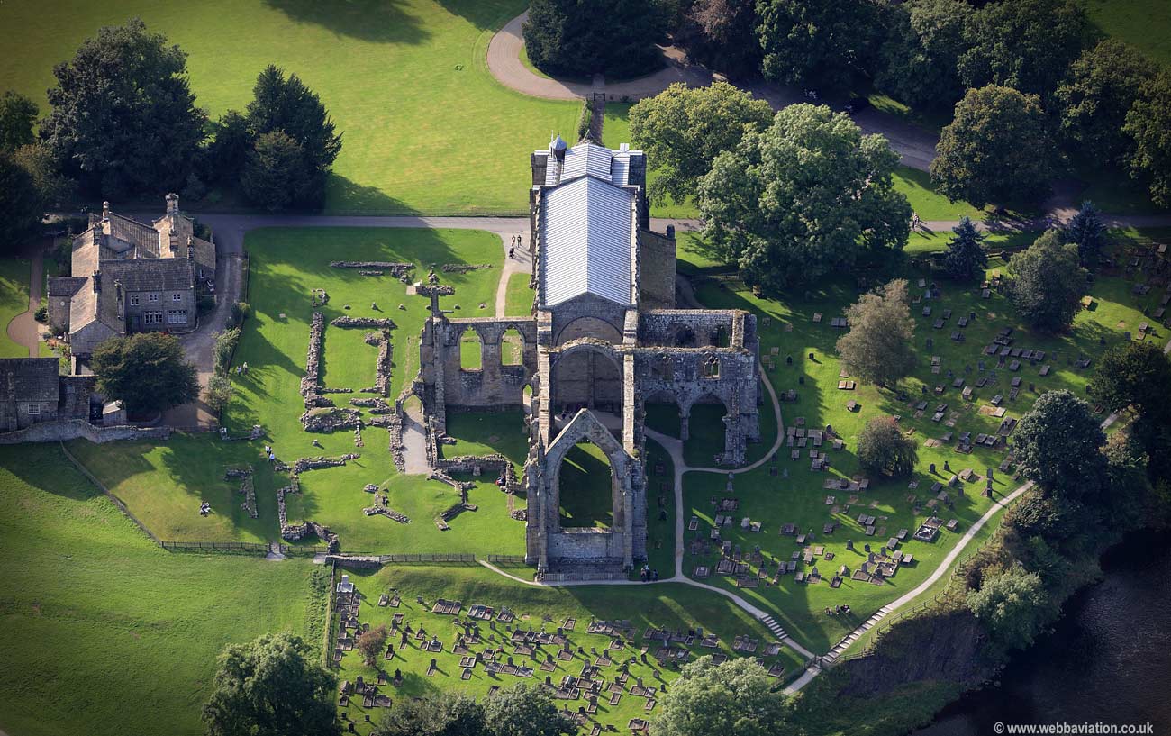 Bolton Priory aerial photograph