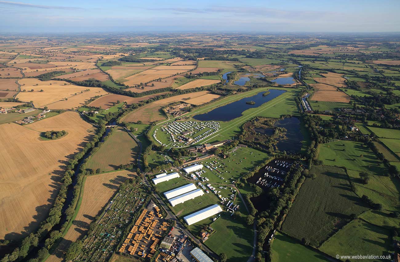 Ripon Racecourse aerial photograph