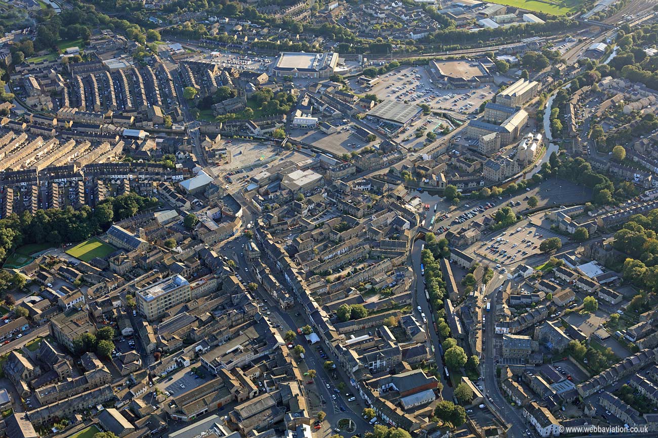 Skipton Yorkshire aerial photograph