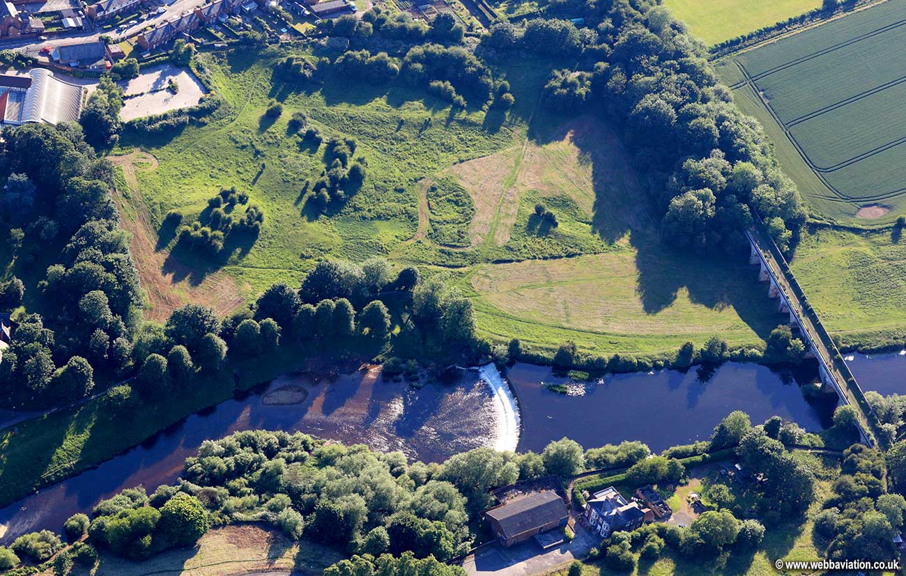  Tadcaster Castle   aerial photograph