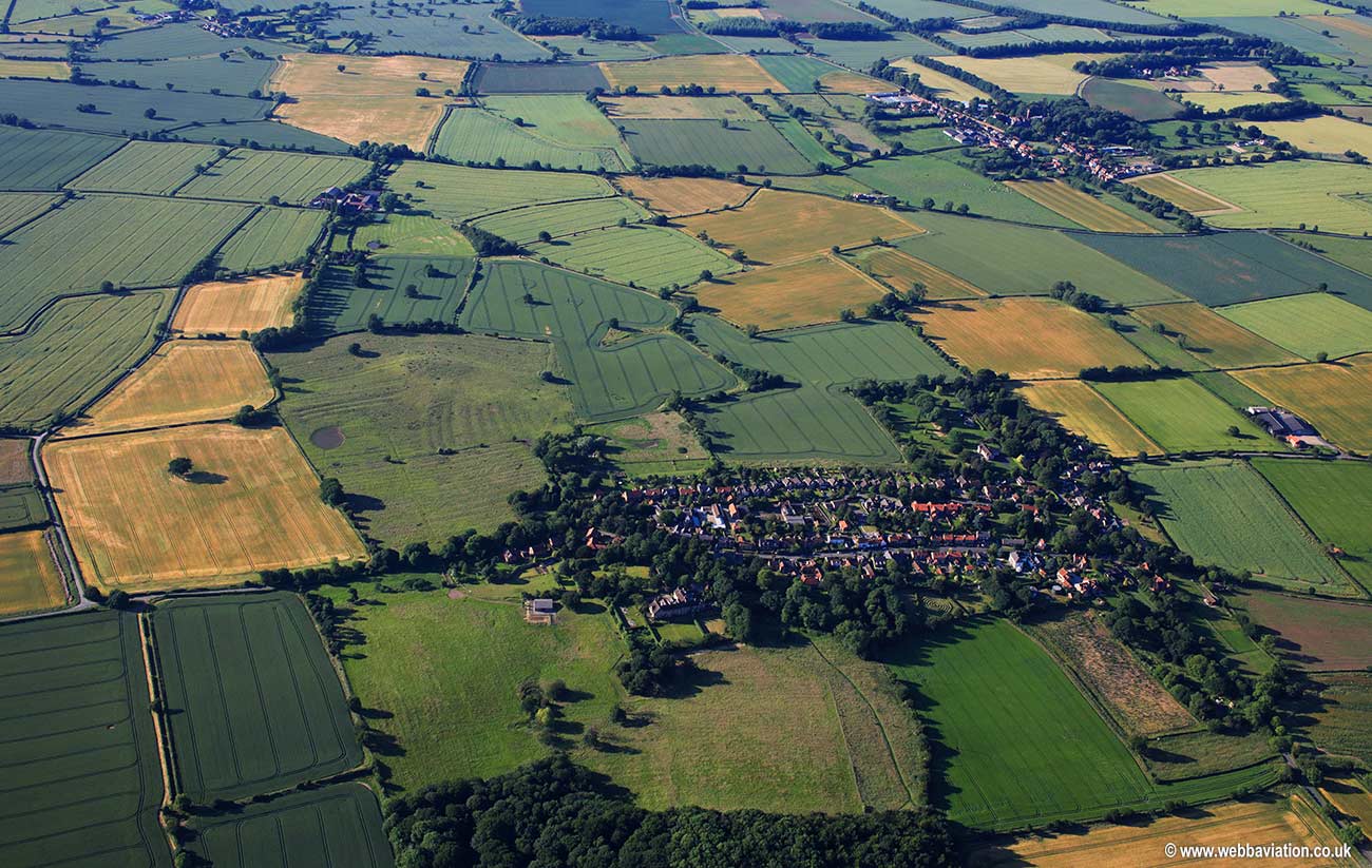 aerial photograph of Bilbrough 