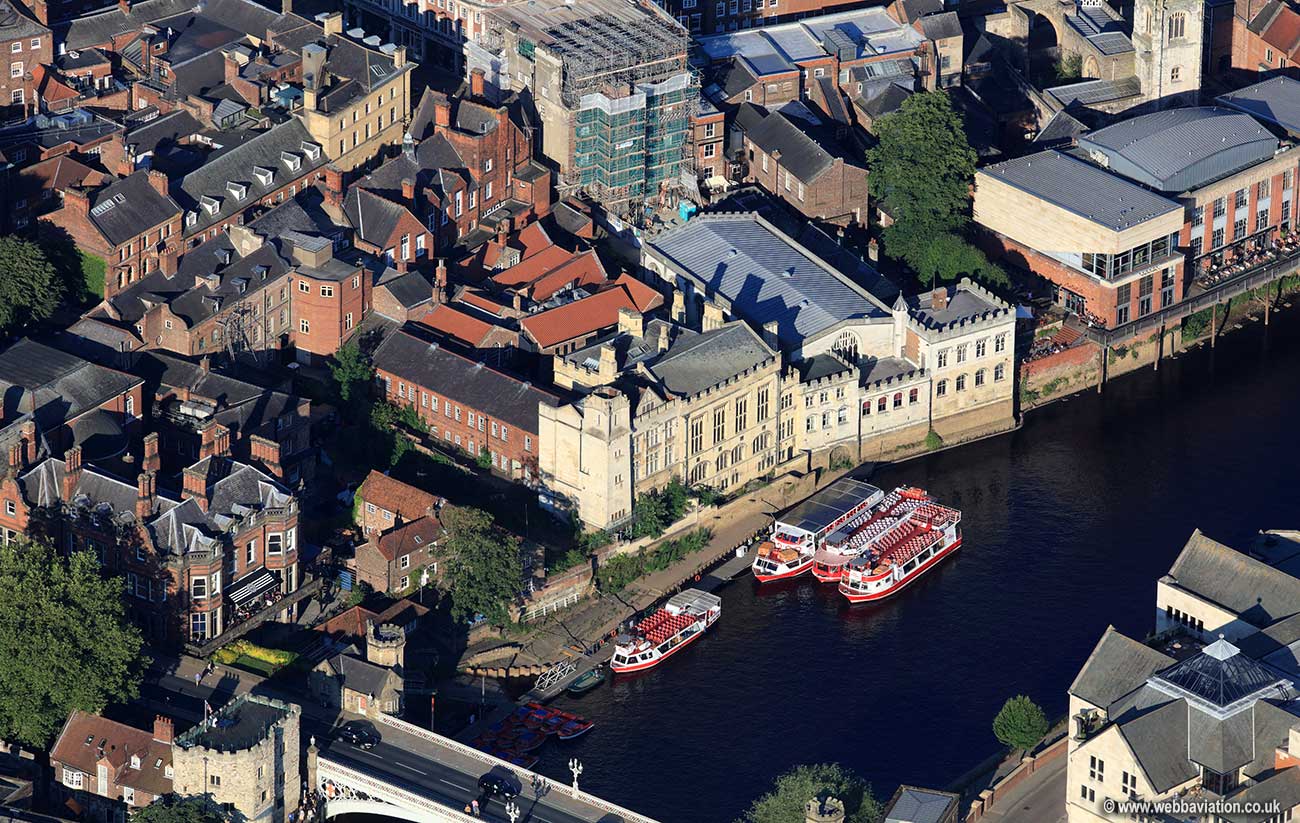 York Guildhall   aerial photograph