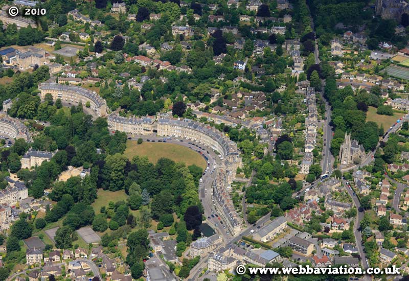 Bath Somerset aerial photograph 