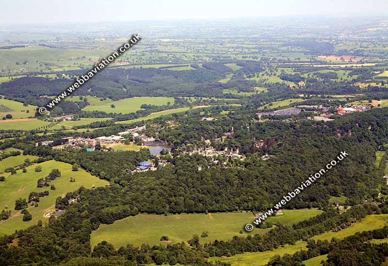 Alton Staffordshire aerial photograph 