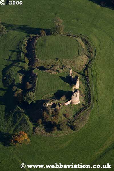 Chartley Castle  Staffordshire aerial photograph 