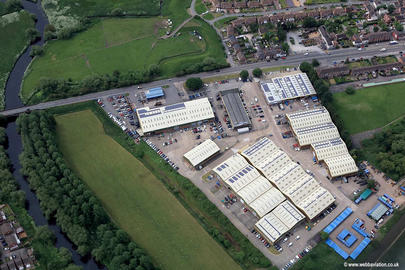 Riverside Industrial Estate Tamworth aerial photograph