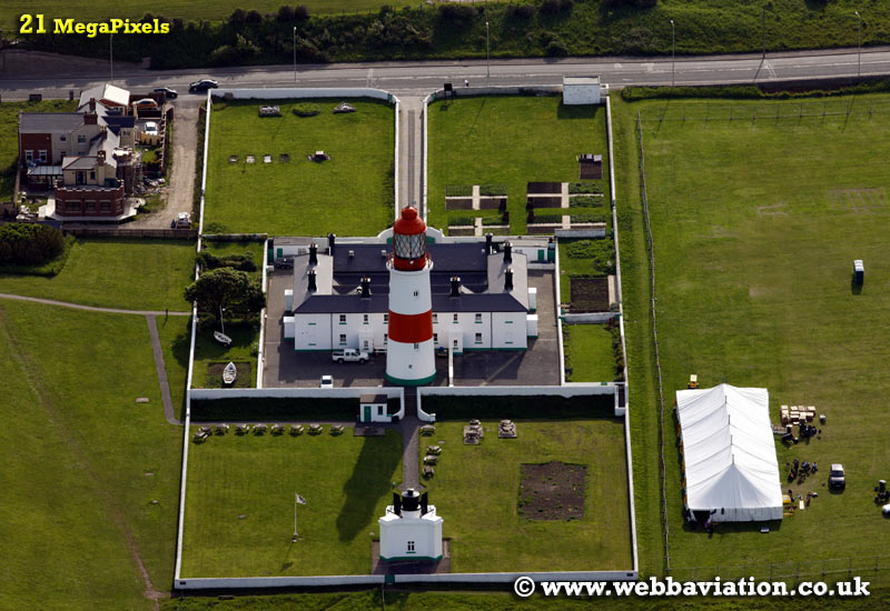 Souter Lighthouse South Shields   aerial photograph 