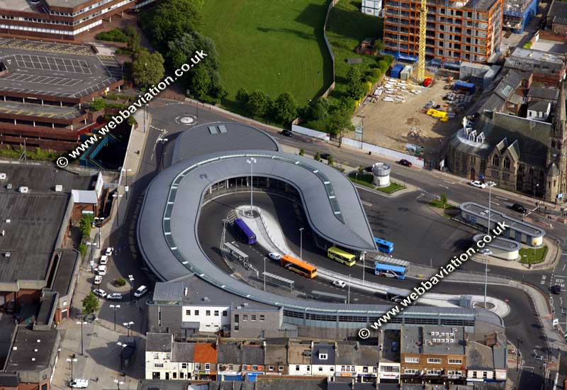Park Lane Interchange Sunderland aerial photograph 