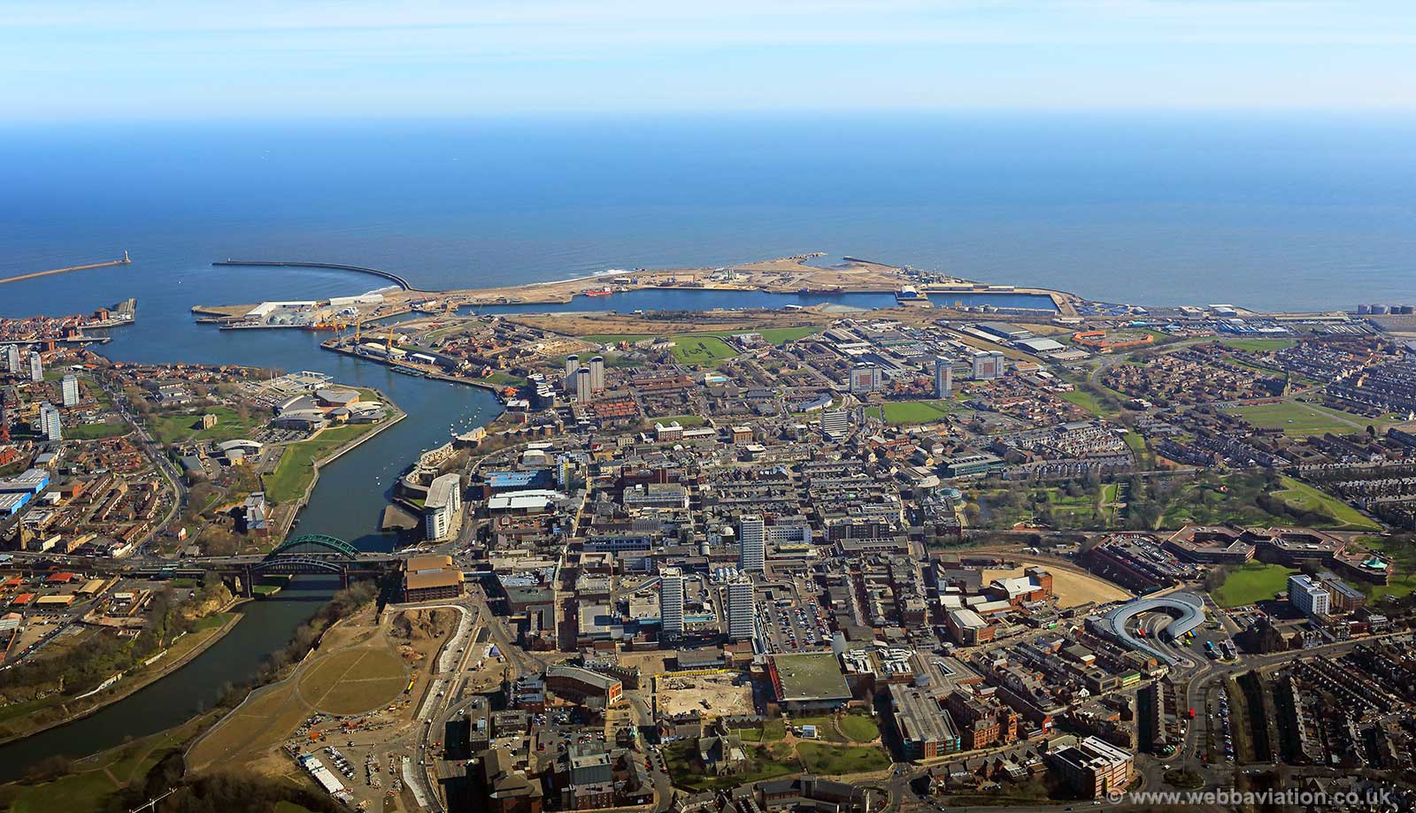 Sunderland aerial photograph