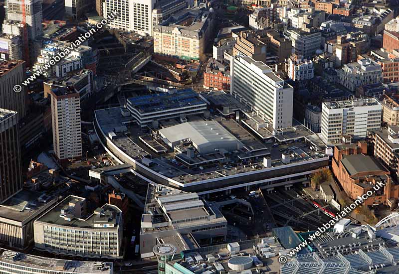 Birmingham New St Station  Birmingham West Midlands aerial photograph 