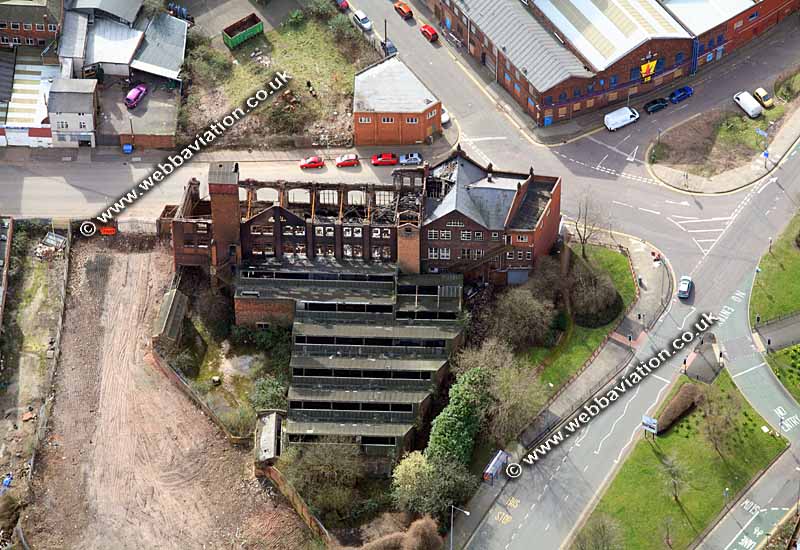 derelict Belmont works  Birmingham West Midlands aerial photograph 
