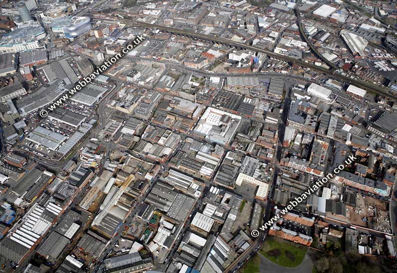 Digbeth   Birmingham West Midlands aerial photograph 