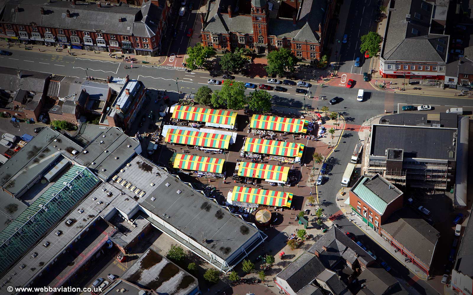 Hyde Market aerial photograph