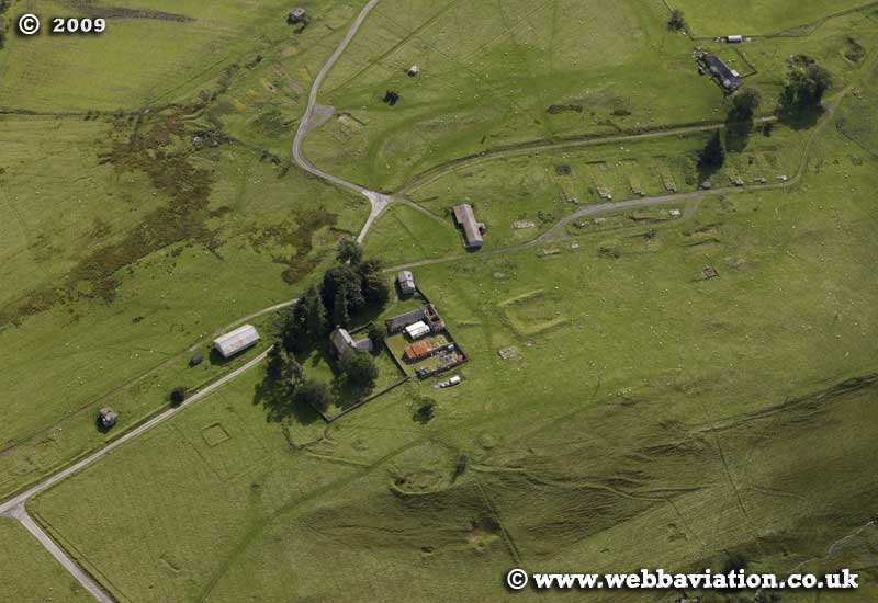 Stobs Camp WWI training camp and POW camp  UK aerial photograph