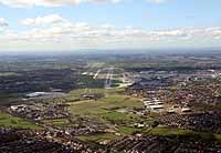 manchester airport aerial