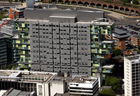 aerial
                    photograph of the civil justice building manchester